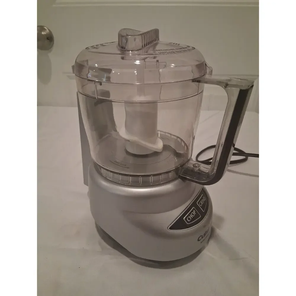 Cuisinart Mini-Prep Plus 3-Cup Food Processor Chopper Grinder Silver DLC-2A